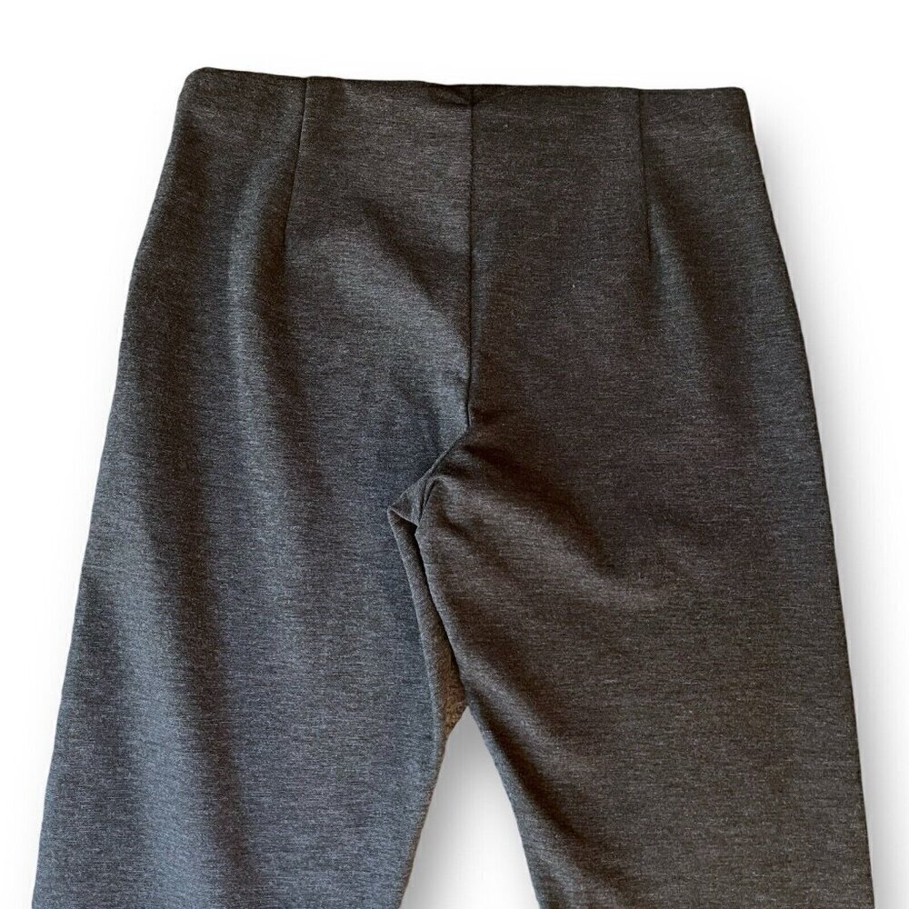 Habitat Womens Pant Sz Small Charcoal Gray Ponte Knit Pull On Ankle Straight Leg - Picture 6 of 7